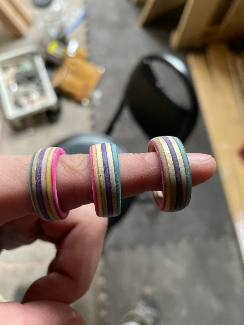Why No Two Skateboard Rings Are the Same — Bayshore Rings handmade skateboard jewelry