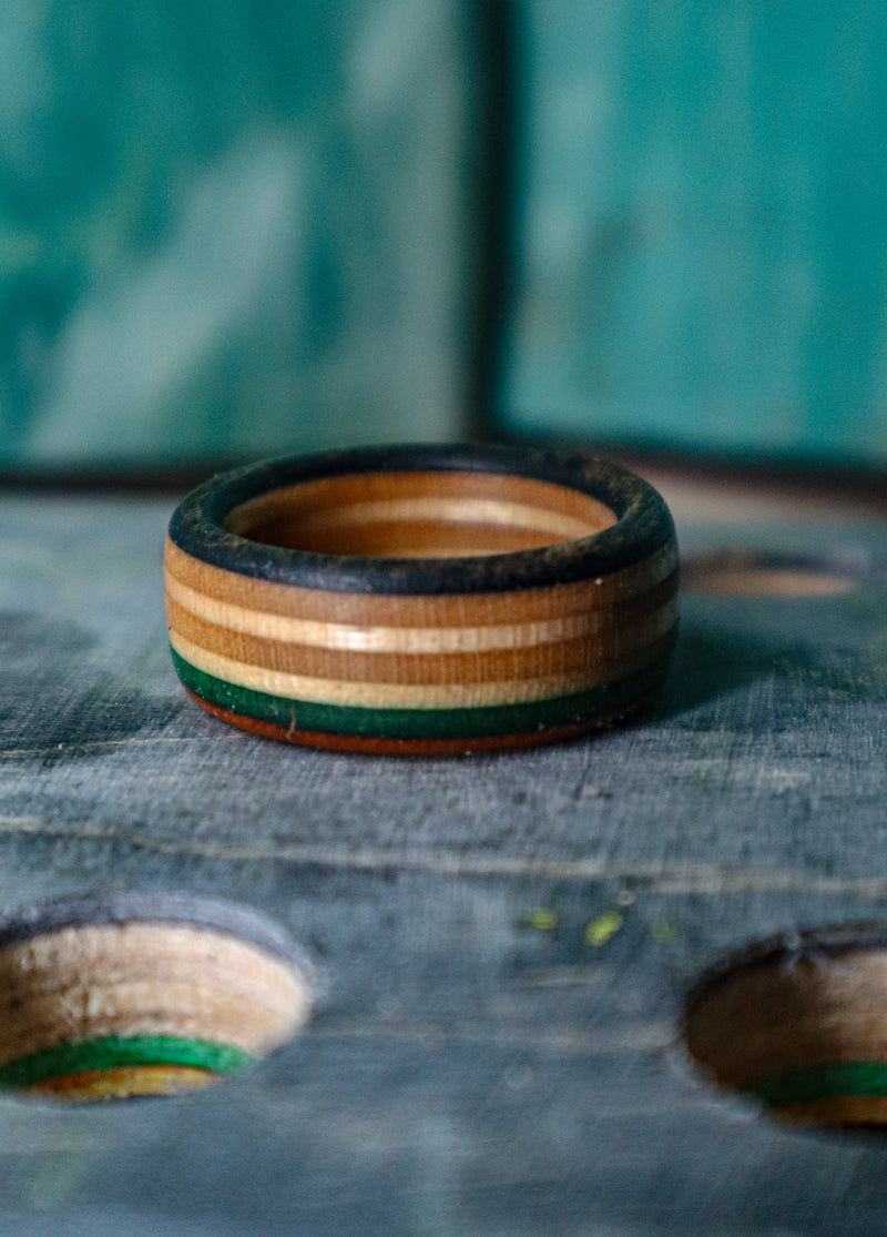 Mystery Ring — Recycled Skateboard Ring by Bayshore Rings