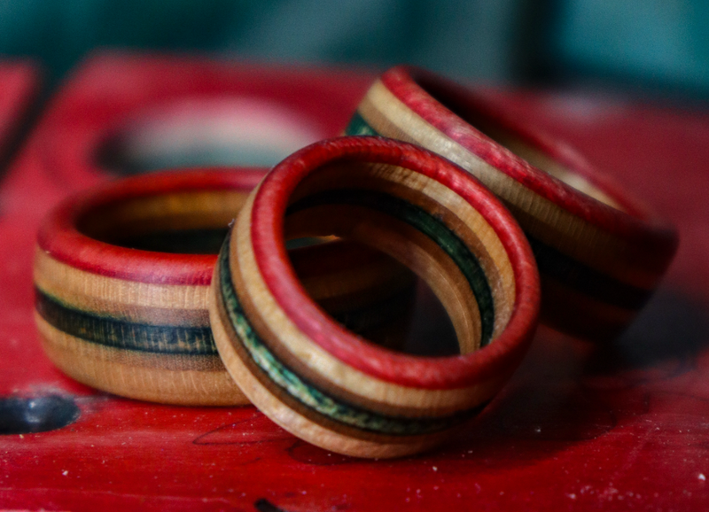 What to Do With Old Skateboards (From a Guy Who Turned 50+ Into Rings) — Bayshore Rings handmade skateboard jewelry
