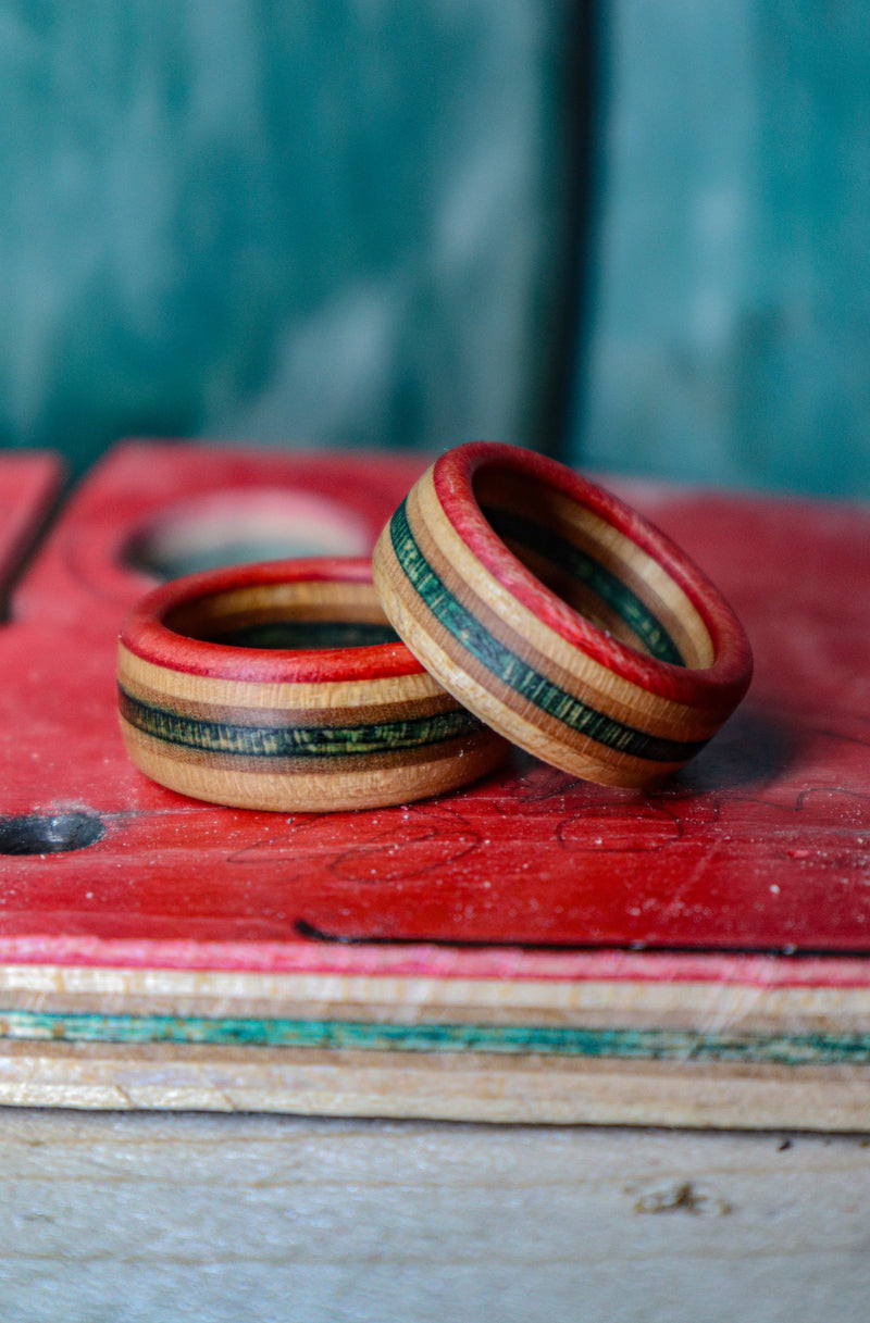 Mystery Ring — Recycled Skateboard Ring by Bayshore Rings